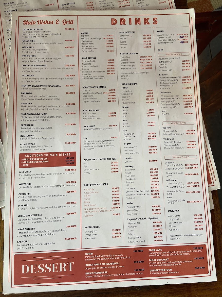 Menu Restaurant Plaza De Toros-8